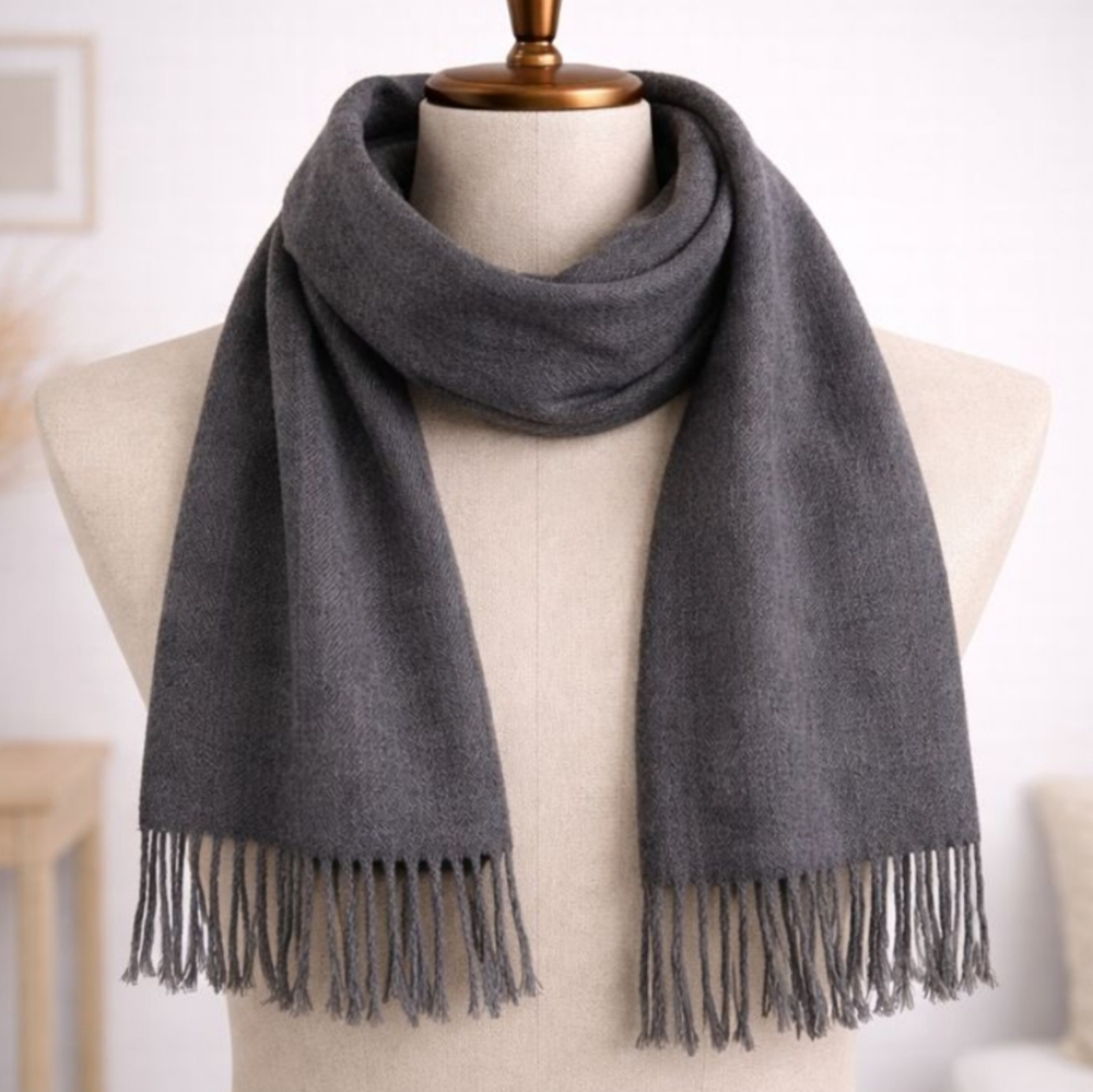 CHAPS FRINGED COZY‎ SCARF